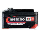 Аккумулятор Metabo LI-Power Extreme Li-Ion 18В 5.2Ач — Фото 2